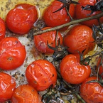 Запечённые помидоры черри с бальзамическим уксусом