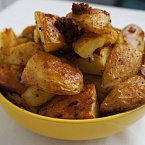 Картофель, запечённый с беконом